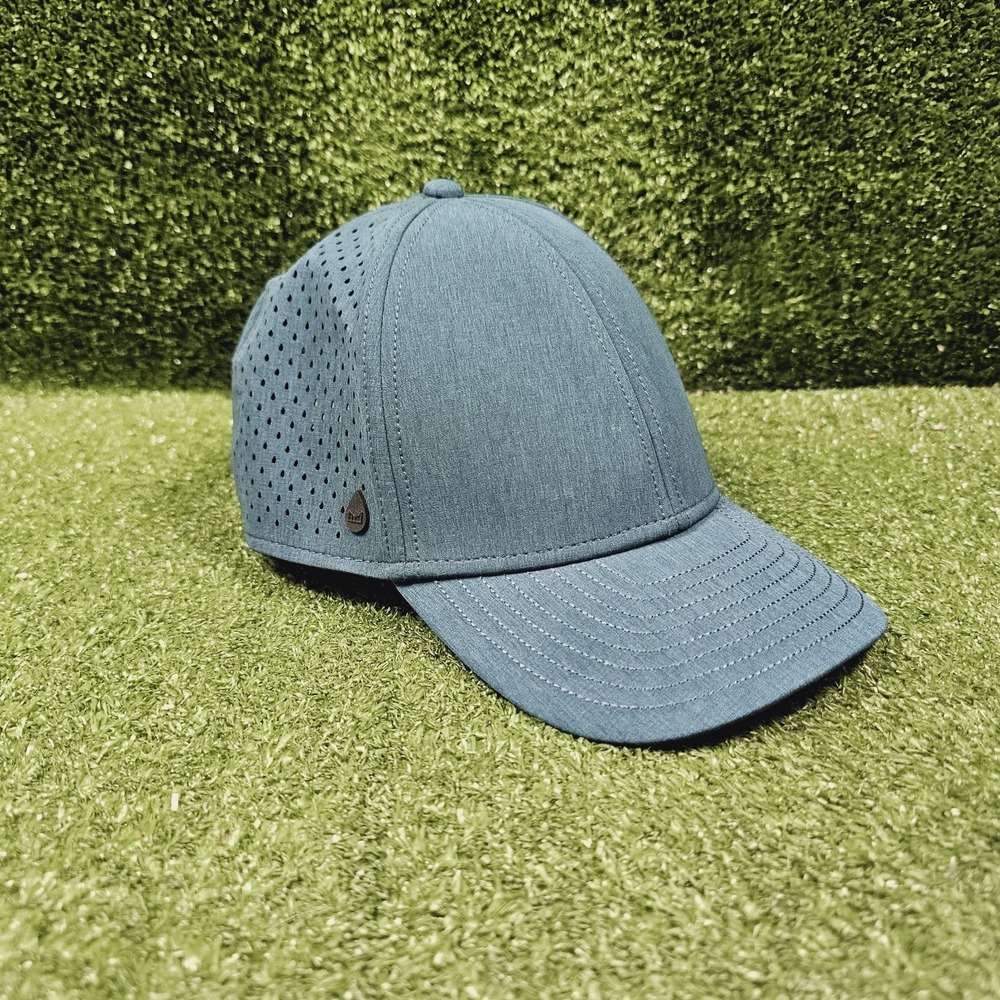 Melin Hydro A-Game Heather Ocean Turquoise Sea Blue Snapback Performance Hat